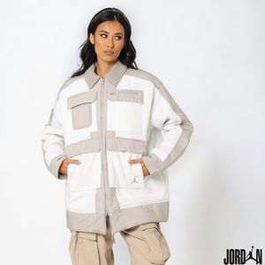 Jordan Cozy Girl Oversized Jacket Heavy Fleece Nike Shacket Women's Size XL